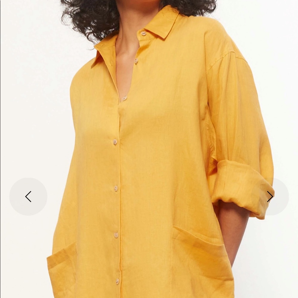 Mara Hoffman Alisa Coverup Tumeric Small